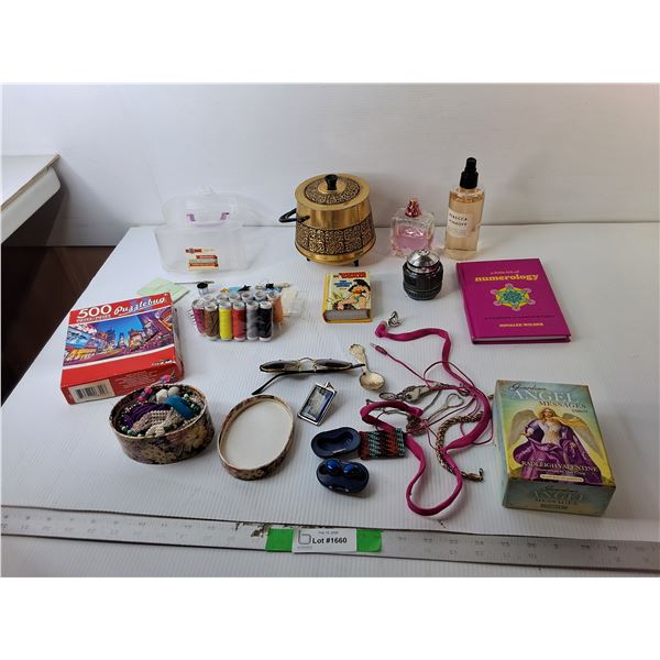 Sewing Kit, Tarot Cards, Rebecca Minkoff Perfume, Misc. PICK UP ONLY