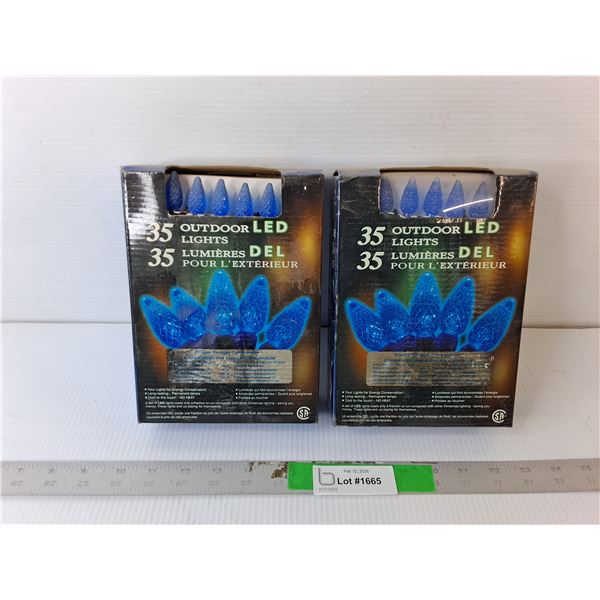 (2) Strings of Outdoor Lights, Appear NIB