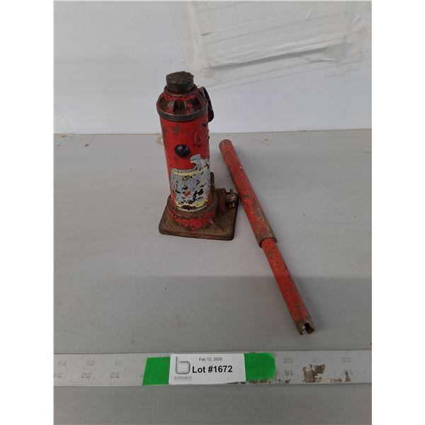 Vintage Hydraulic Bottle Jack - PICK UP ONLY