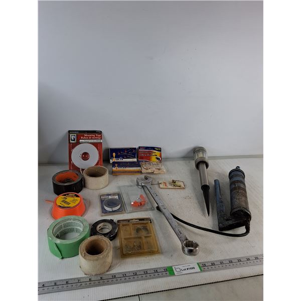 Grease Gun, Mouse Traps, & Various Tapes- Cannot Ship