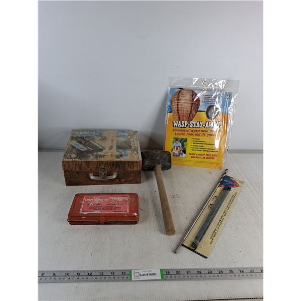 Bostik 260 Electric Glue Gun- As Is, Socket Wrench Set, & Mallet