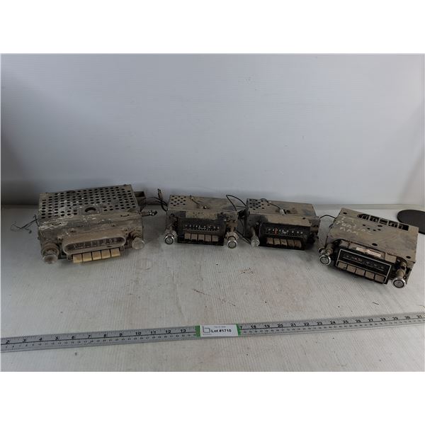 (4) Vintage Radios- Ford, Philco, As Is - PICK UP
