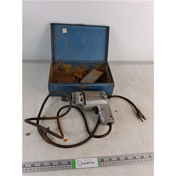 Electric Drill- Edcerite, As Is