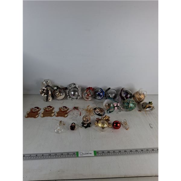Various Christmas Ornaments