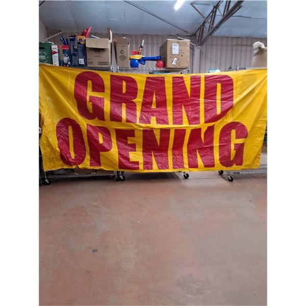 Grand Opening Outdoor Sign - 68" x 156" - PICKUP ONLY