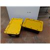 Image 1 : *(2) HDX 17 Gallon Tough Totes w/Lids - PICKUP ONLY