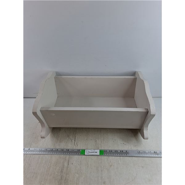 Wooden Doll Cradle 13" x 10" x 19 1/2" - PICK UP