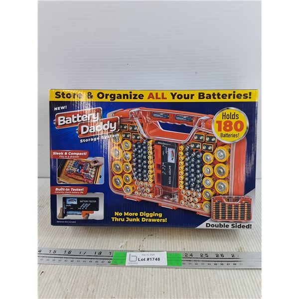 Double Sided Battery Daddy Organizer - Sealed