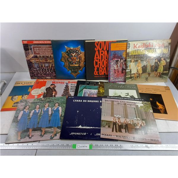 Assorted Vinyl Records - Beethoven, Mickey & Bunny, Vodohrai Quarters