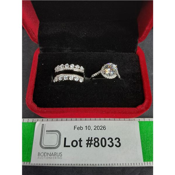 ^2.00 Ct GRA Certified Round Brilliant Cut Moissanite Stone Set In 925 Silver Ring Size 6