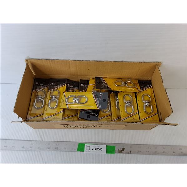 Box of Pro-Fix 5/8" Double Swivels- Sealed
