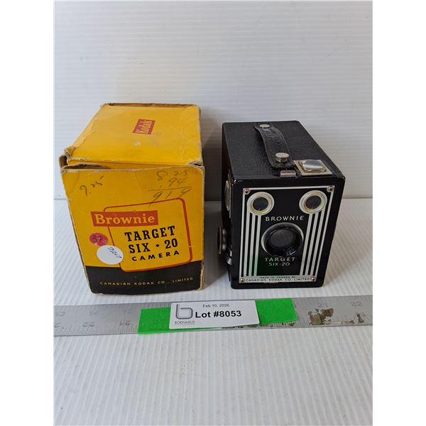 Brownie Target Six-20 Box Camera- As Is