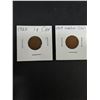 Image 2 : (5) Canadian 1 Cent Coins, 1920-40