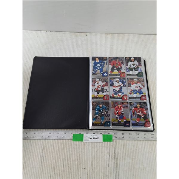 Tim Hortons Hockey Card Album w/ Approx (20) Pages w/ Tim Hortons Hockey Cards