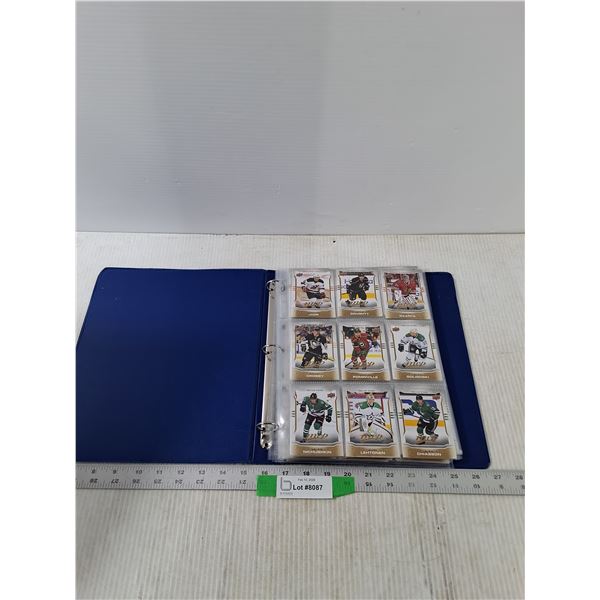 Binder w/ Upper Deck MVP Hockey Cards, Approx (8) Double Sided Pages Full
