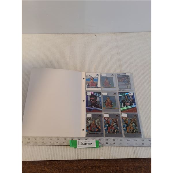 Jeff Gordon Card Binder w/ Approx (26) Cards