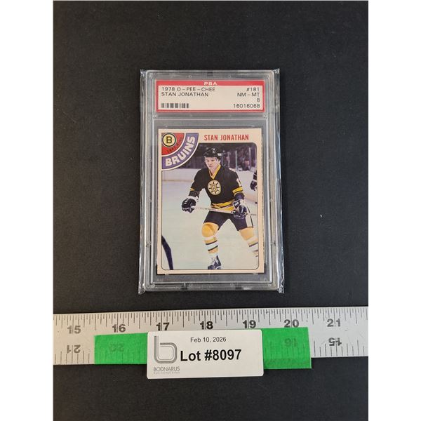 1978 Stan Jonathan O Pee Chee PSA Graded Hockey Card, Cannot Guarantee Authenticity