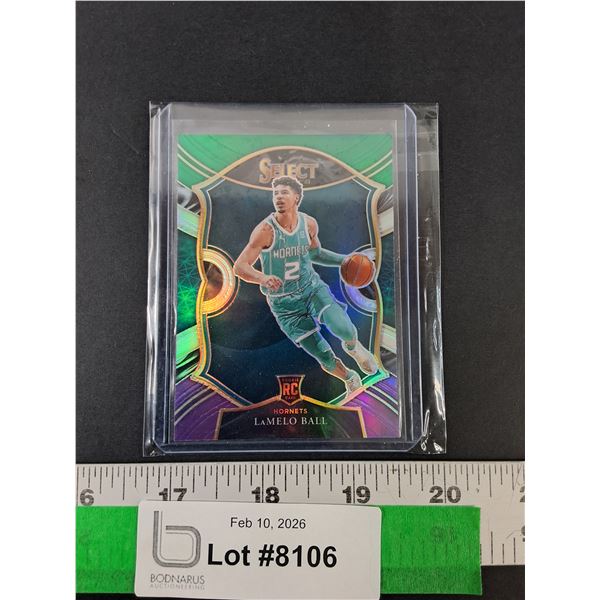 Lamelo Ball Select Rookie Basketball Card, Cannot Guarantee Authenticity