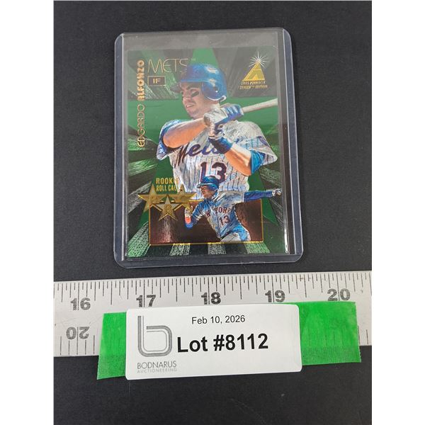 Eduardo Alfonzo Pinnacle Zenith Edition Baseball Card, Cannot Guarantee Authenticity