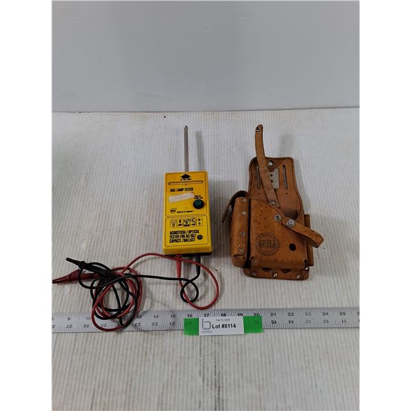 BEHA Gas Lamp Tester w/ Toolbelt Holder, As Is