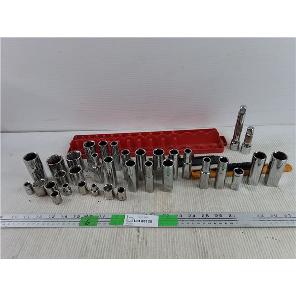 Milwaukee & Westward Sockets, Socket Holders, 5" & 3" Milwaukee Extension Bars