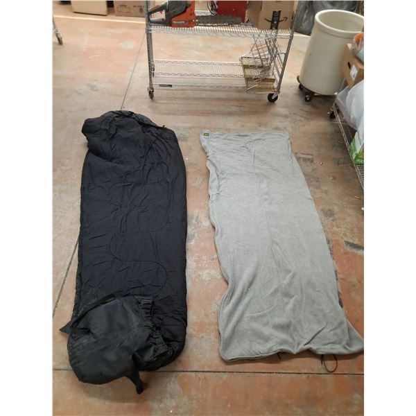 (2)  Sleeping Bags 72" x 29"