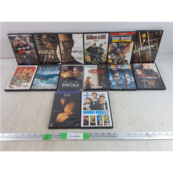 Assorted DVD Movies - Empire State, Fear, Horrible Bosses 2, The Homesman