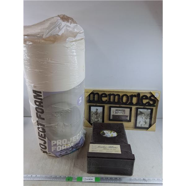 2" Thickness Project Foam, Leather Albums, Wall Hanging Photo Frame 4" x 6" - PICK UP