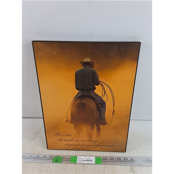 Psalm 121:8 Wall Plaque 16" x 12"