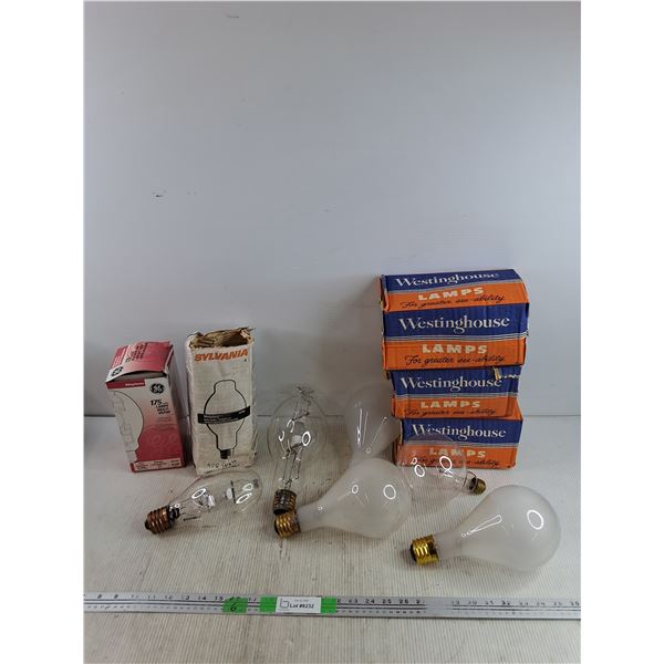 175W - 400W Bulbs - Sylvania, General Electric, Westinghouse,  AS IS - PICK UP