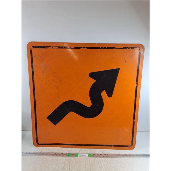 *Road Sign 30" x 30"-  PICK UP ONLY