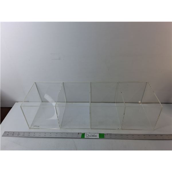 Plastic Display Case 23.75" x 7.5" x 6.25" - PICK UP ONLY