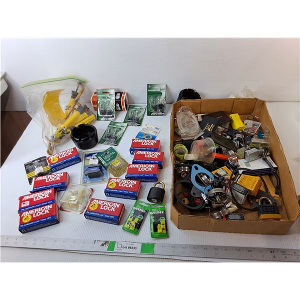 Automotive Lights, Padlocks, Fuses, Misc.