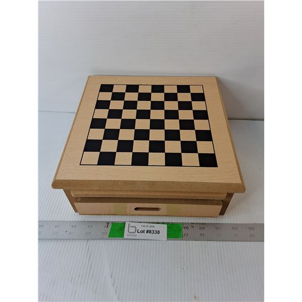 Wooden Multi Game Board 9.75" Diameter