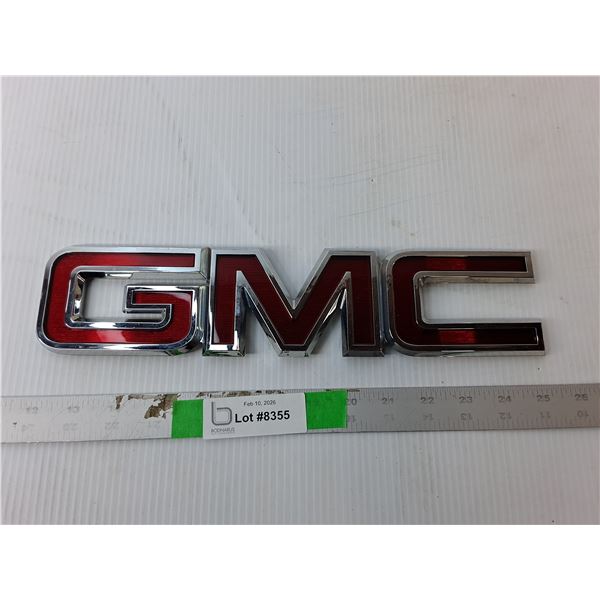 GMC Vehicle Emblem 13.25" x 3"