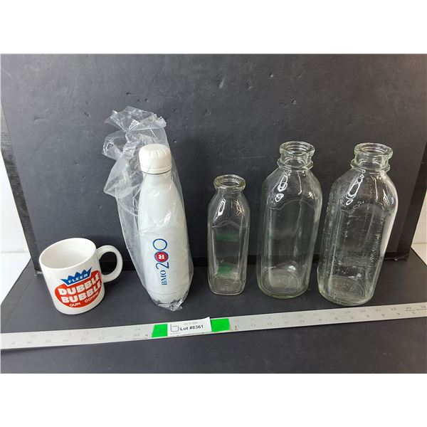 BMO Water Bottle, Dubble Bubble Mug, (3) Milk Jugs Up to 10"