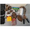 Image 2 : Mechanic's Fender Cover, Vintage Doorknobs, Sad Irons, Misc - PICK UP ONLY