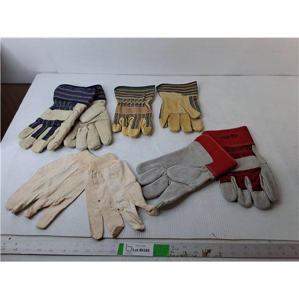 (4) Pairs of Work Gloves- Approx. L, Appear New