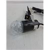 Image 2 : (2) Outdoor Spot Lights - Both Working (Green Solid & White Snow Globe)