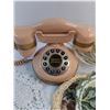 Image 2 : Vintage "Hollywood" Rotary Telephone, Phone Cords, Assorted Doilies & Pot Holders