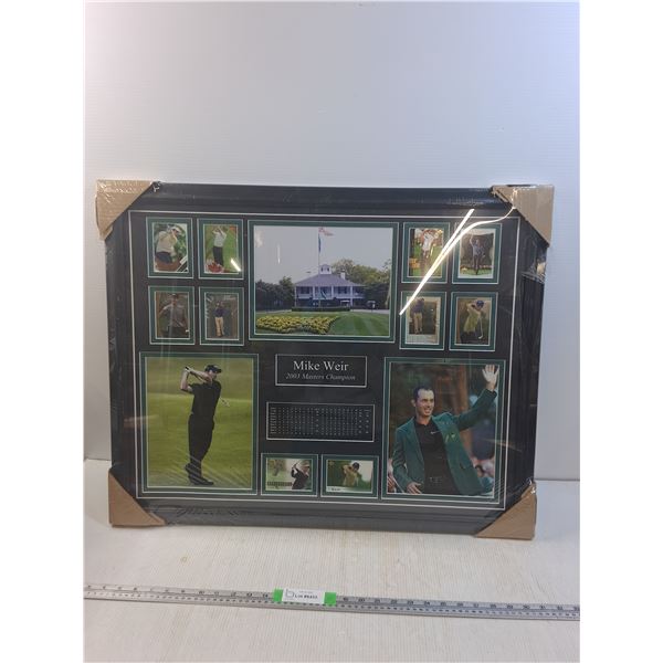 Mike Weir 2003 Masters Champion Framed Score Table 24.5'x30.5' - PICK UP