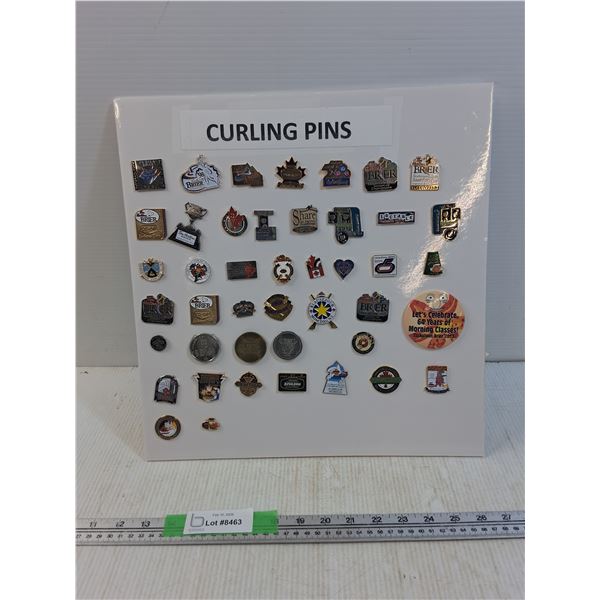 Various Curling Pins