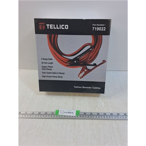 Tallico 2ft Booster Cables 4 Gauge, Appears NIB