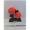Image 1 : (2)10lb Barbells With Stand - PICK UP ONLY