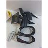 Image 3 : (4) Husky  Velcro Storage Straps, (2) Solar Flood Lights, Lifting Sling