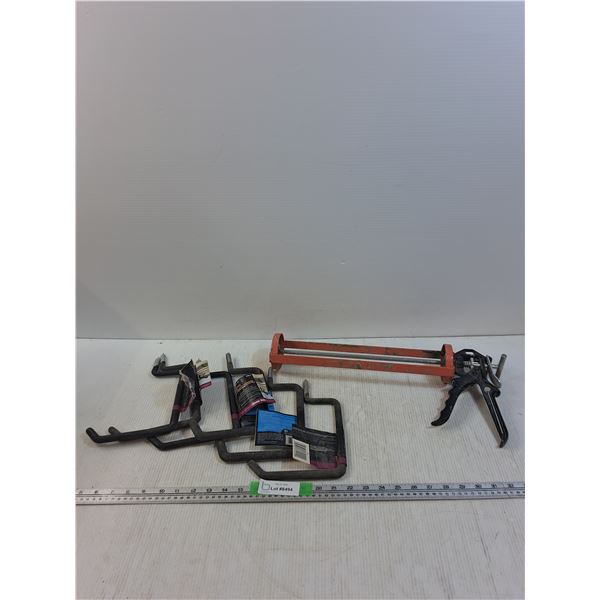 Large Caulking Gun, (6) Large Utility Hooks