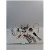 Image 1 : Power Cord, Light Fixture, Rechargeable Flashlight, Curling Iron, Shaving Sticks, Misc