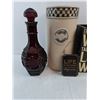 Image 2 : Wine Ice Bucket, Decanters, Glasses, Round Table Cloth 64" Diameter, Misc.