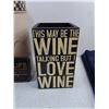 Image 4 : Wine Ice Bucket, Decanters, Glasses, Round Table Cloth 64" Diameter, Misc.