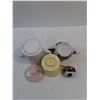 Image 4 : (2) Ceramic Teapots And Vintage Melitta Ceramic Pour-Over Coffee Filter